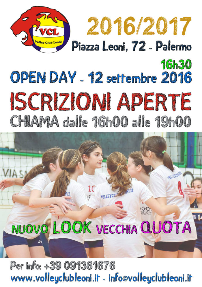 Iscrizioni aperte. Open Day il 12 settembre